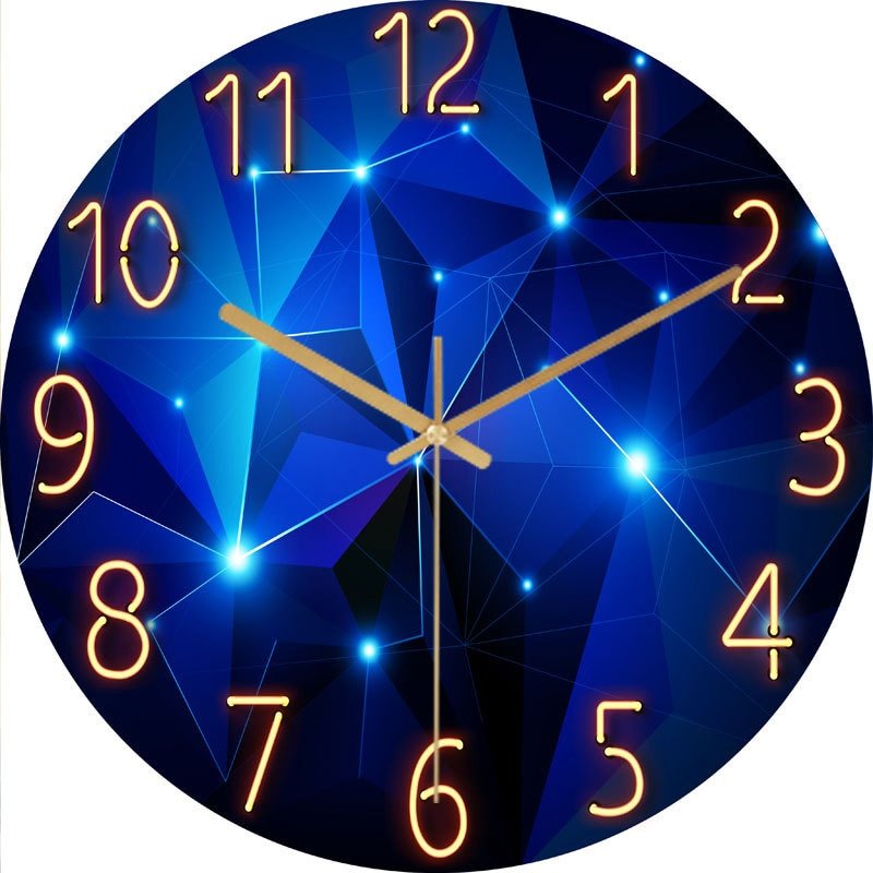 Quartzclock Geometric Wall Clock Jdgoshop Creative Gifts Funny