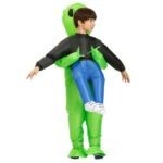 Green Alien Carrying Human Costume (4)