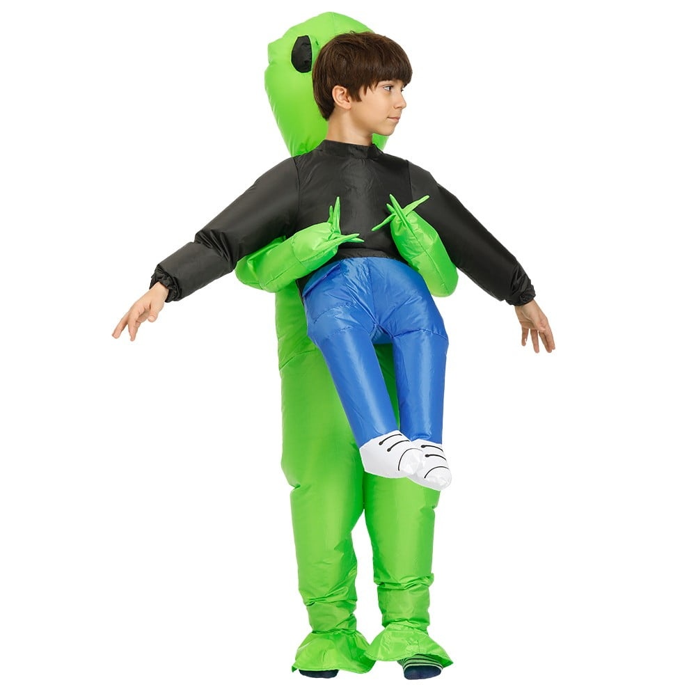 Green Alien Carrying Human Costume - JDGOSHOP - Creative ...