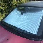 Retractable Car Windshield UV Protection Curtain photo review