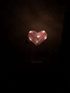 Heart And Star Shape Grass Rattan Woven LED Night Lamp photo review