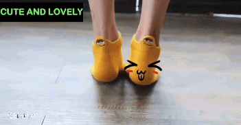 Embroidered Cartoon Women Socks