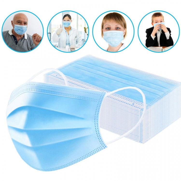 Perfessional Medical Mask Disposable 3-Ply Face Mask 10 -100 Pc ...