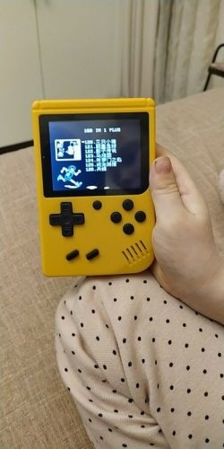 Retro FC Handheld Game Console Built-in 168 in 1 photo review