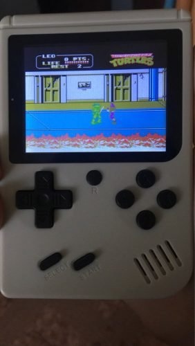 Retro FC Handheld Game Console Built-in 168 in 1 photo review