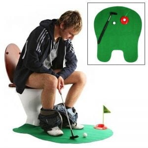 Potty Putter Toilet Golf Mat