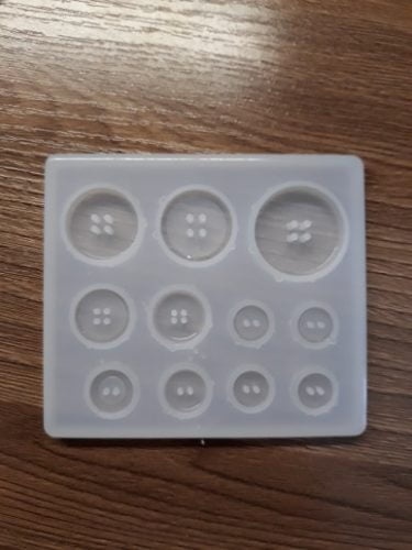 DIY Silicone Mold Resin Buttons photo review