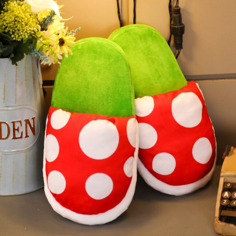 lopbraa piranha plants plush slippers