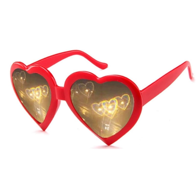 heart diffraction sunglasses