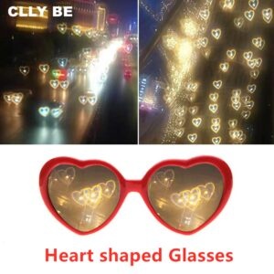 Heart Lenses Refraction Glasses
