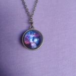 Space Glass Pendants Necklace photo review