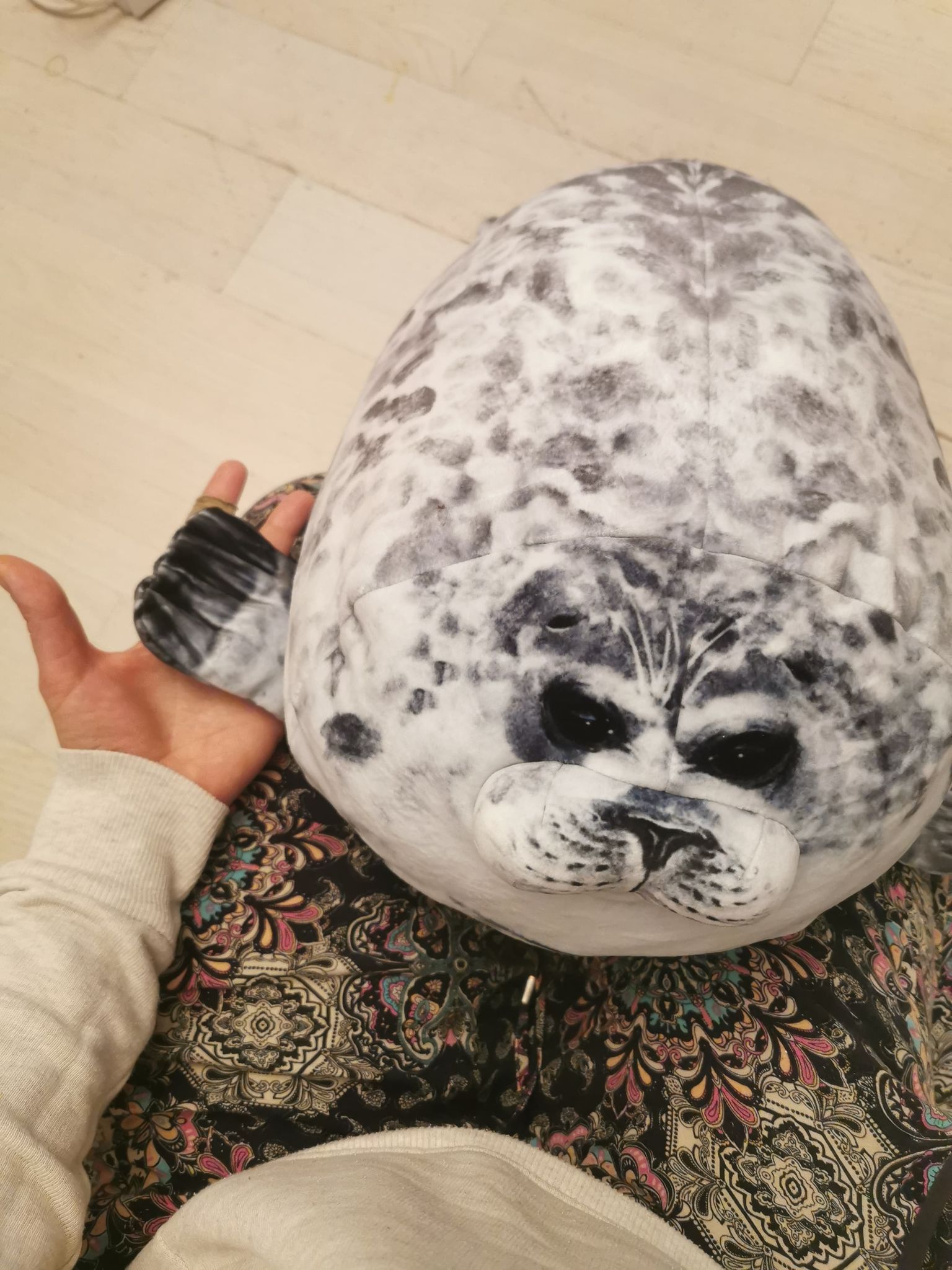 realistic seal pillow