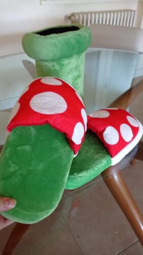 lopbraa piranha plants plush slippers