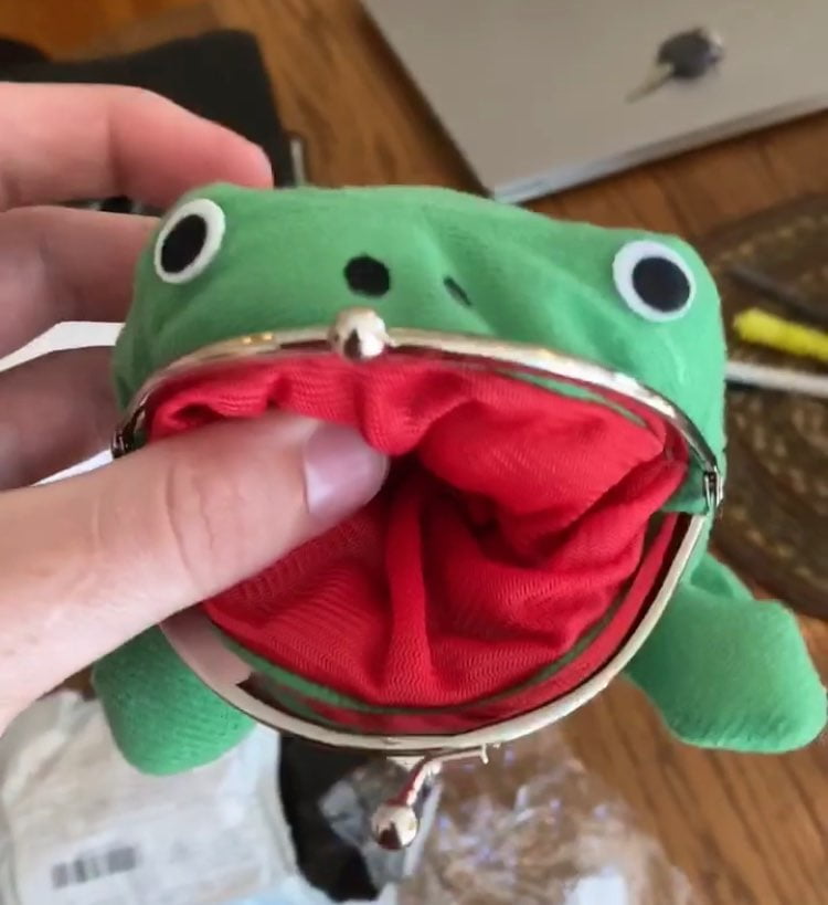 cute frog wallet