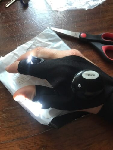 LED Gloves with Waterproof Lights photo review