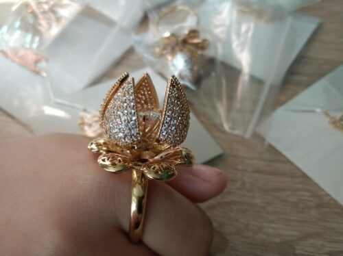 Flocaw Adjustable Flower Blooming Ring photo review