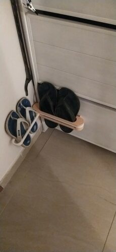 Wall Mounted Folding Slippers Rack photo review