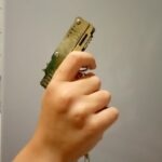 Mini Folding Rubber Band Gun Toy Keychain photo review