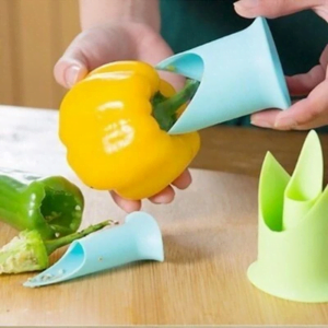 Quick and Easy Pepper Corer