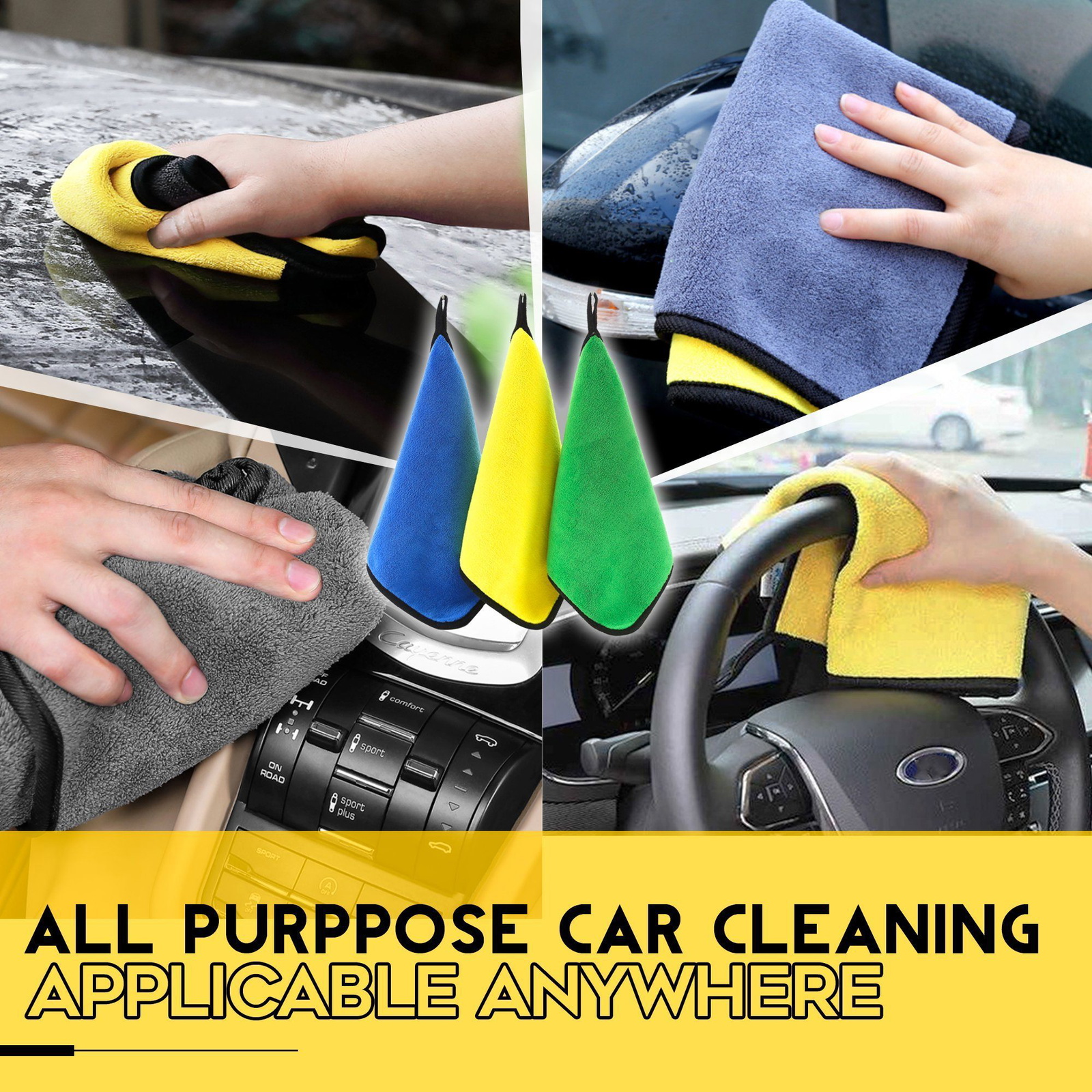 Car Instant Ultra Absorbent Microfiber Towel - JDGOSHOP - Creative ...