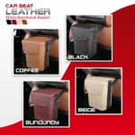 Car Seat Leather Multifunctional Basket (1)