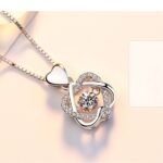 Heart-Flower-Pendant-Necklace