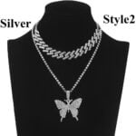 Double-Iced-Butterfly-Pendant-Necklace-Cuban-Chain