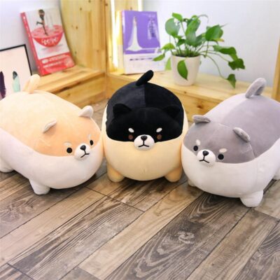 angry shiba pillow