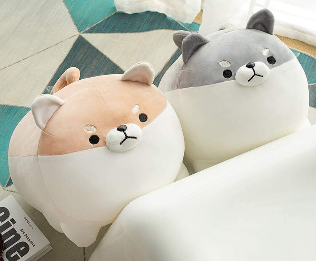 angry shiba pillow