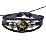 12-Constellation-Leather-Bracelet