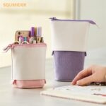 Creative-Retractable-pencil-case-school-stationery-Storage-bag-Kawaii-Solid-color-Pen-case-cute-pen-holder