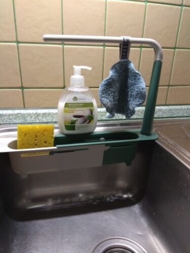 Updated Telescopic Sink Storage Rack photo review