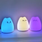 Smart Touch Color-Changing Cat Lamp