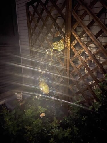 Solar Waterfall Lights photo review