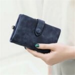 Small Trifold Leather Wallet For Women
