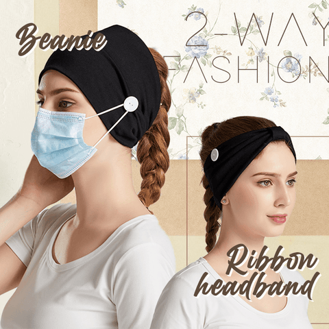 Fashion Button Headbands (Set of 2) 7