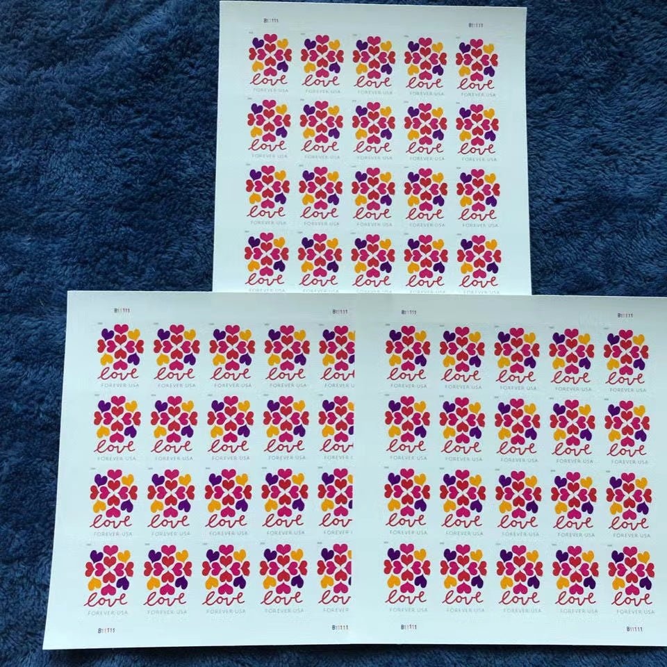USPS Flower Postcard Forever Postage Stamps - JDGOSHOP - Creative Gifts ...