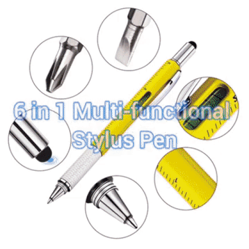 6-in-1 Multi-Functional Stylus Pen 4